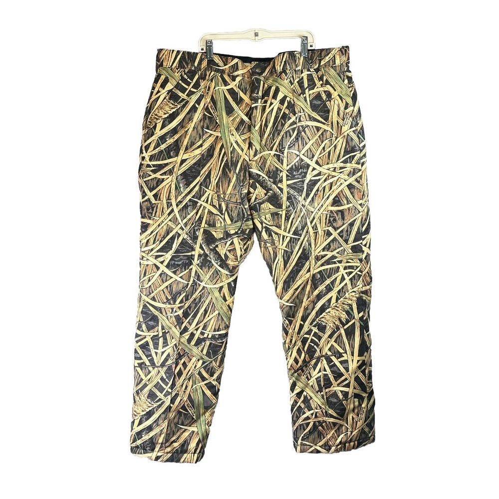 Cabelas Goretex Pants Mens 42 Reg Fall Flight Camo Hunting Waterproof USA Made